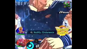 Jogando Uma partida de DB legends