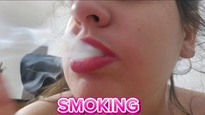 Pink Lips Fetish – Close-Up Mouth and Tongue Tease, Lip Licking and Wet Tongue Fetish