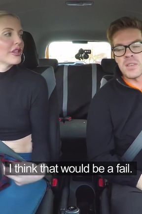 Fake Driving School - Naughty Student Driver Lexi Lou Deepthroats Instructor Ryan, Gets Fucks Hard Until She Squirts &amp; Cums