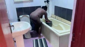 Huge Cucumber Solo Fuck and Masturbation by a Thick Nigerian Ebony Lesbian