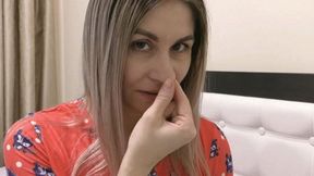 I'd love to see your biggest booger ever, when you just wake up on a morning WMV HD 720p