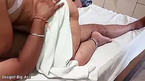 My girlfriend with giant hips and a round butt gives me an intense sucking