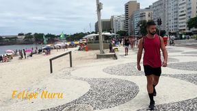 ele malhou o gluteo comigo