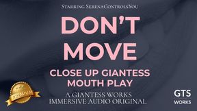 Giantess Mouth Worship JOI – Immersive Breath & Size Difference Control