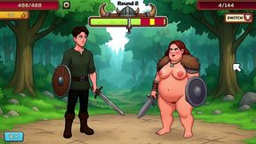 MILF engages in steamy harem fantasies in a 2D dating sim with voice acting