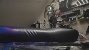 Smoking latex tube and gas mask