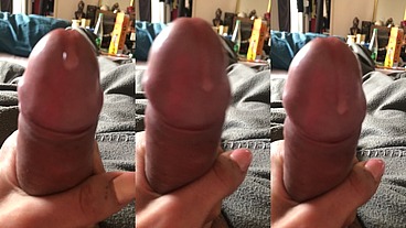 Le genre de goutte qui coule le long de la verge