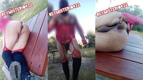 reymisterio422 - me pongo caliente y salgo a caminar con lenceria roja por el bosque - 1000019482 - may 27, 2025