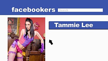Tammie Lee Wants Cock So Bad She Pulls Her Panties Aside For Fast Access