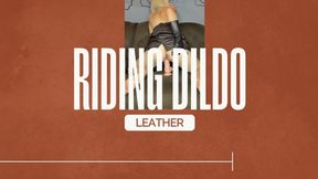 riding dildo leather skirt