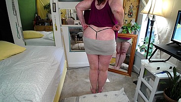 1019 Cumming in tiniest gstring ever from DawnSkye1962.