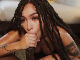 Hot eighteen Year Old Latin babe Takes Monster BBC Knob like a Pro