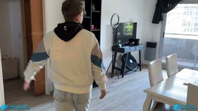 "I'm Straight. I Like Pussy" Married Arty ArgBoy Ended up Sucking a White Big Dick