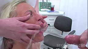 Bizarre examination with ass fuck