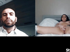 You really want me to get naked and touch my pussy stepdad?