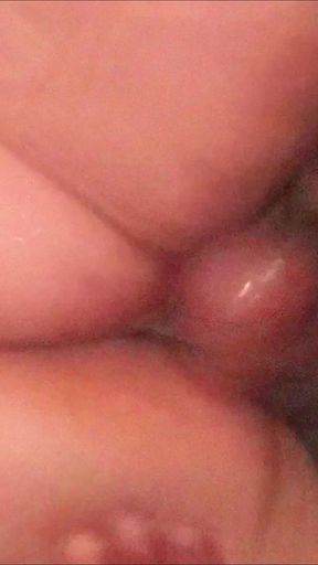 I found my wife's friend drinking water in the early hours of the morning and fucked her in the kitchen.   Clip 2