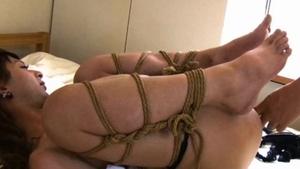 GayAsianNetwork - Tall transsexual receives roped