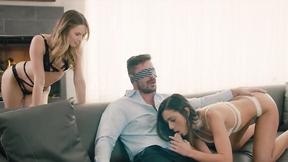 ”3some surprise for BF”