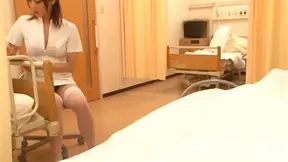 Horny nurses get together for a patient blowjob gangbang