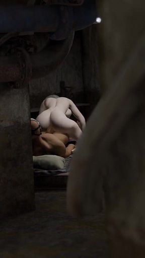 She Knows His Footsteps Before He Opens the Door - Deepthroat, Reverse Cowgirl, Cumshots