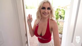 Skye Blue POV forgot the food but brought her huge tits instead