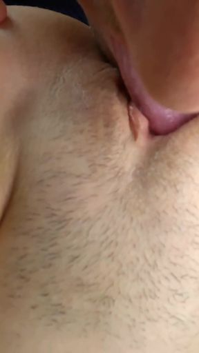 Powerful moment from &quot;PUSSY LICKING TUTORIAL TEST ! eating my sweet young pussy with squirting orgasm - extreme closeup&quot;