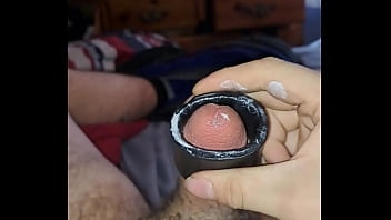 Fucking a piece of rubber