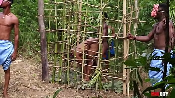 Somewhere in west Africa, on our annual festival, the king fucks the most beautiful maiden in the cage while his Queen and the guards are watching