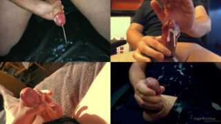 Masturbace, výstřik, masturbace, ptáci, neobřezaný penis, neobřezaný – neobřezané amatérské britské gay děvky šukají do zadku