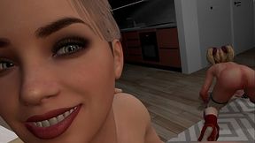 Tight Pussy Juliet Deepthroats Your Cock For Cum And Short Hair Babe Rides Your Cock