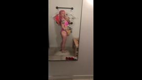 public dressing room bikini tryon