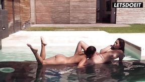 Latina Teens Carolina Abril and Penelope Cross Outdoor Lesbian Orgasmic Sex - A Girl Knows