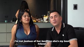 My Friend's Husband Puts His Big Cock Behind My Back!