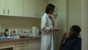 Dr Julez Ventura Takes The Temp Of A Fat Black Cock