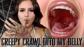 Creepy Crawl Into My Belly! Ft Raquel Roper - HD MP4 1080p Format