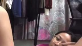 Watch as a beautiful Melayu babe in hijab gets seduced into some sexy,
