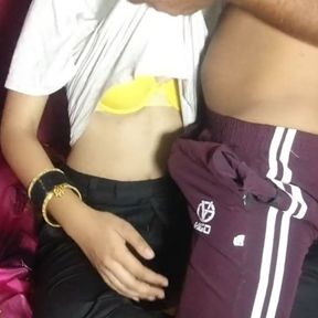 Jawan hot stepsister ko raat bhar pela