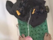 I pee on my clothes before headed out for the day