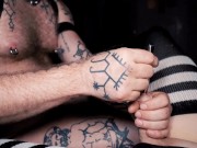 Axel Abysse Inserts Metal Rod On Fellball Big Dick