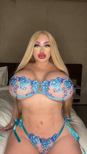 Blue Bikini babe