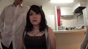 All About Ayaka Makimura - Part 4: Elegant MILF shows off large nipples and gives a sloppy blowjob
