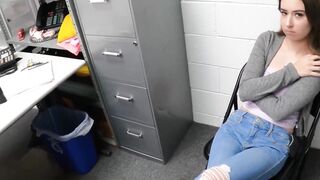 Nicole Aucilaire Gets Spanked And Fucked In The Back Office