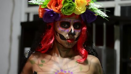 Jon Tapia y sus Nenas / LA CATRINA 2.0 Sexy nude cosplay lingerie