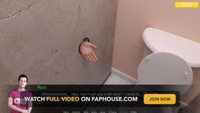 Erotica 5 - Ren Fucks Mystery Girl Through Toilet Glory Hole