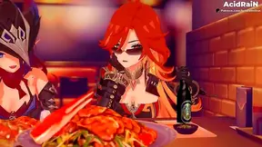 Sexy 3D Demi-Eve Dominates Space in Subverse for Sensual Anime Pleasure