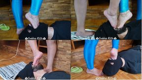 Double Verry Deep Foot Gagging on Foot Slave - DEEP FEET - FOOT GAGGING - DEEPTHROAT - GAG - GAGGING - FOOT FETISH - FOOT DOMINATION - FOOT HUMILIATION - FOOT SLAVE - FOOT SLAVE TRAINING