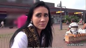 Enchanting czech girl gets seduced in the mall and drilled in pov