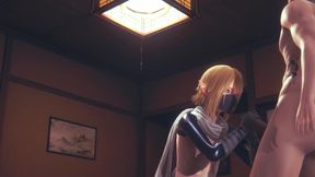 Legend of Zelda - Link Femboy Handjob