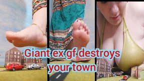 Giant ex gf destroys your city