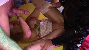 cindy behr the cum faced whore gets anally dp d